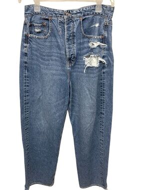 American Eagle Outfitters Light Blue Denim Jeans - Short Size 12